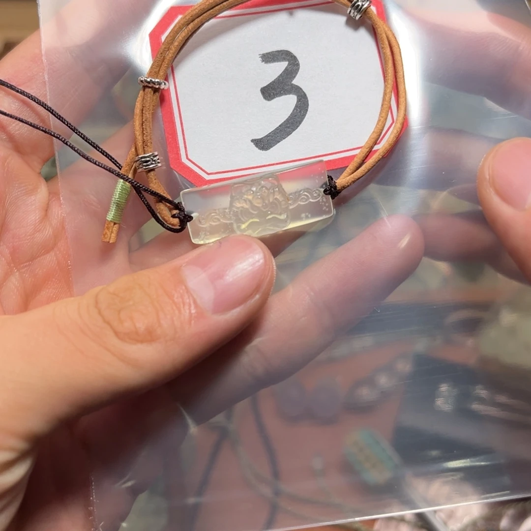 蛇纹石玉合金颈饰