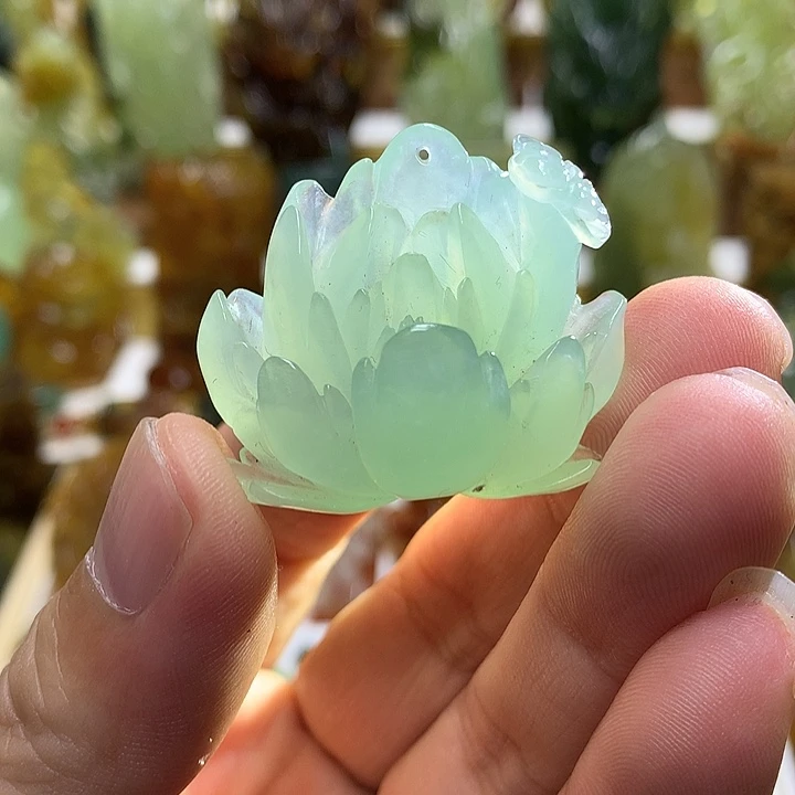 蛇纹石玉未镶嵌珠宝半成品