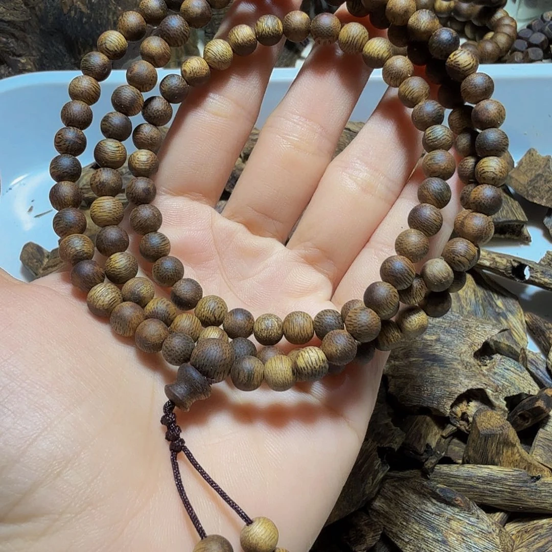 树脂制品乌身多圈手串11克加卡6