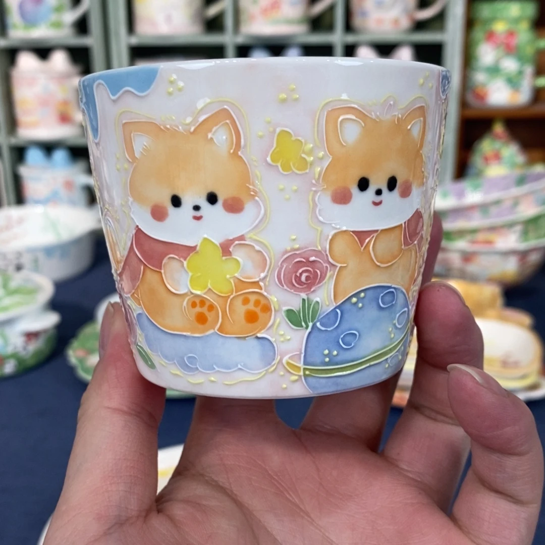 瓷片小猫手握杯福利