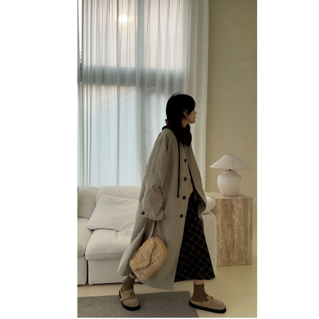 马拉拉定制面料风衣 J24W386