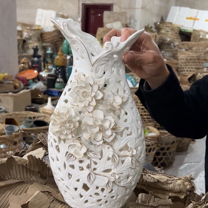 摆件高40口9公分微瑕捡漏