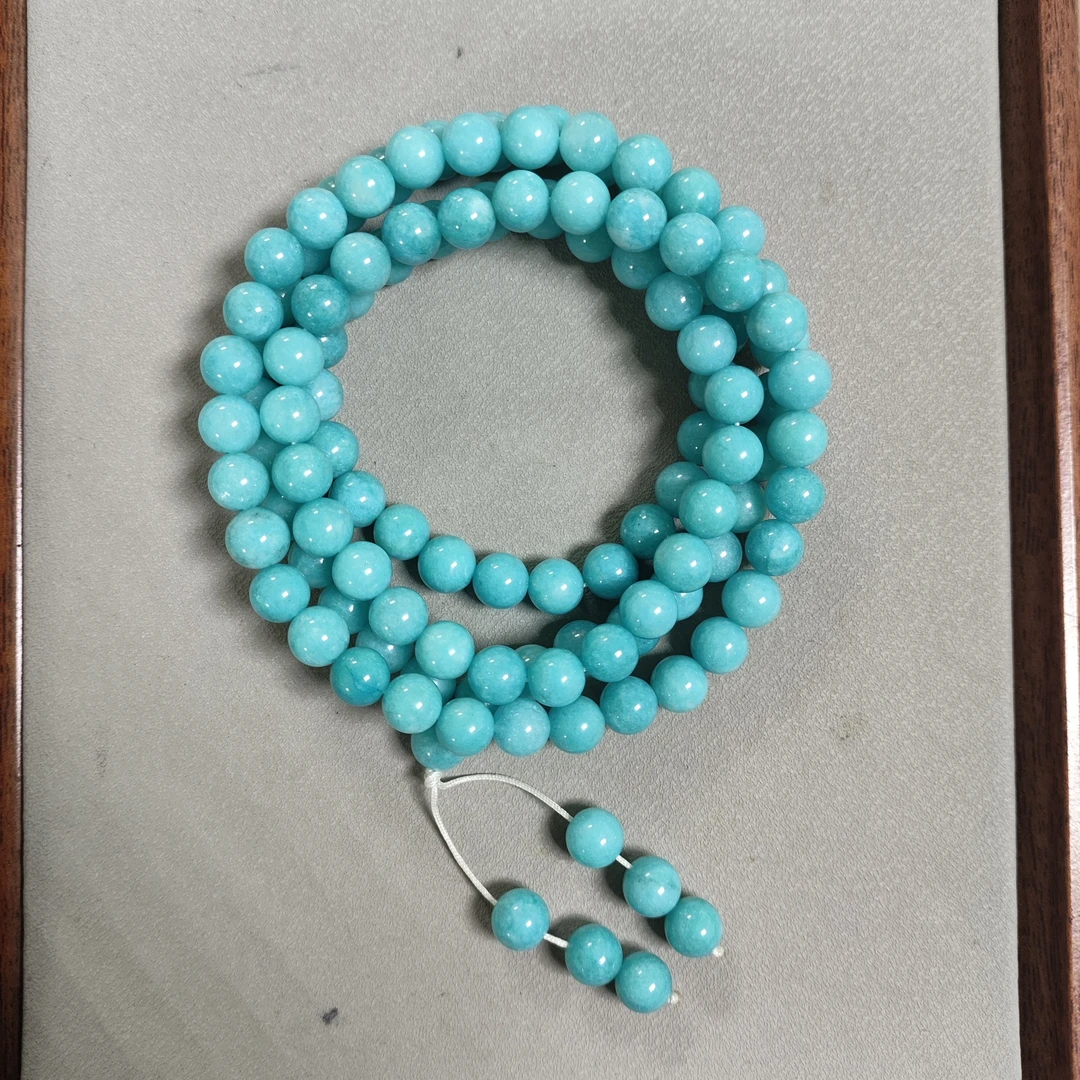 1066号卡8.5mm蓝色108项圈