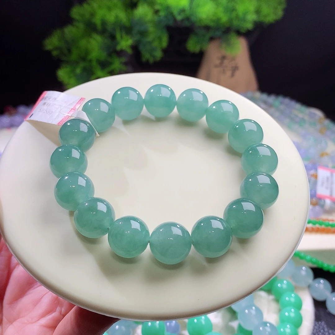 未镶嵌手串翡翠卡13mm
