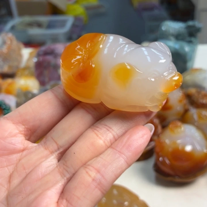 玛瑙/玉髓未镶嵌吊坠(不含链)