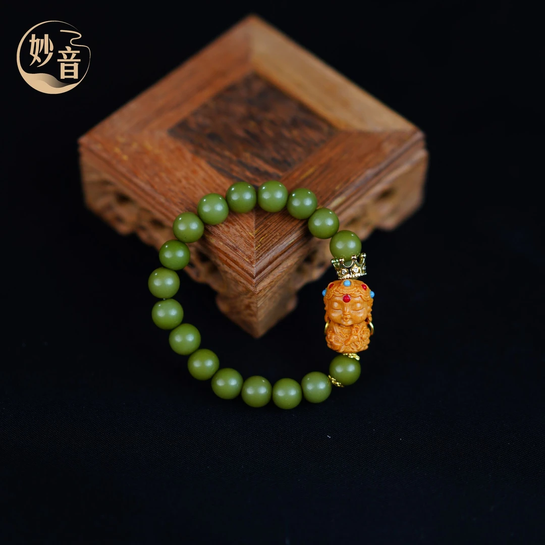 青菩提单圈渡母手串