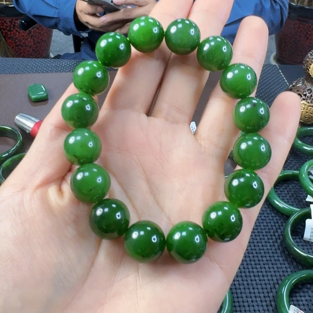 未镶嵌手链和田玉（碧玉）卡13