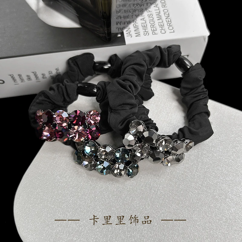 编号2516 合金大弯扣高弹力面膜发圈