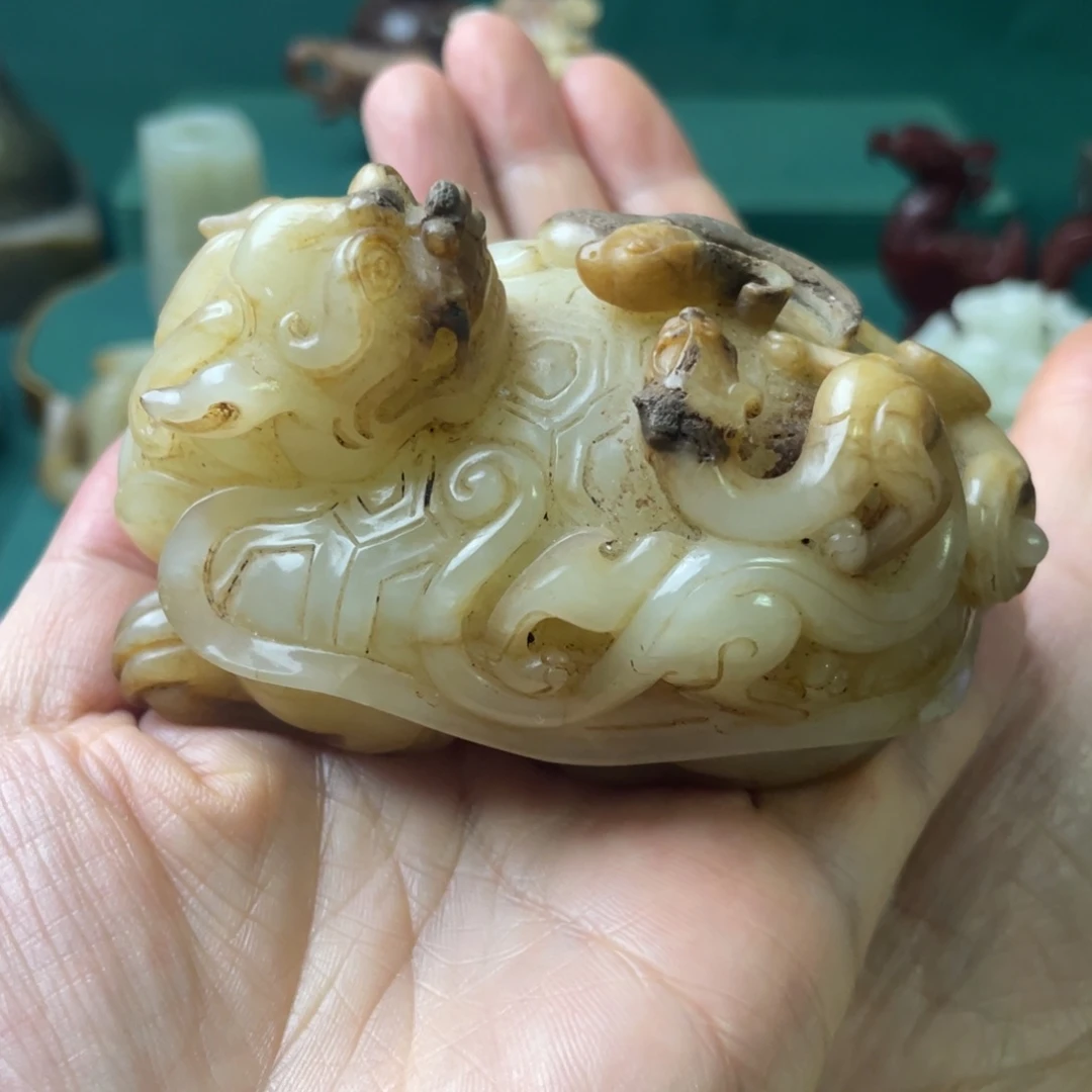 和田玉未镶嵌挂件粤****叔