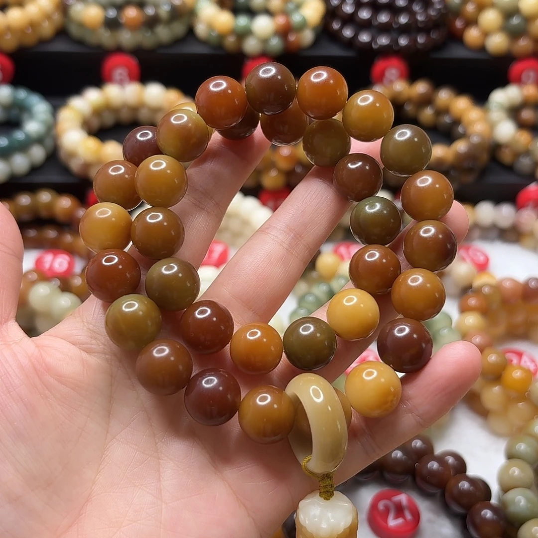 菩提根/象牙果吊坠敦煌正圆手持