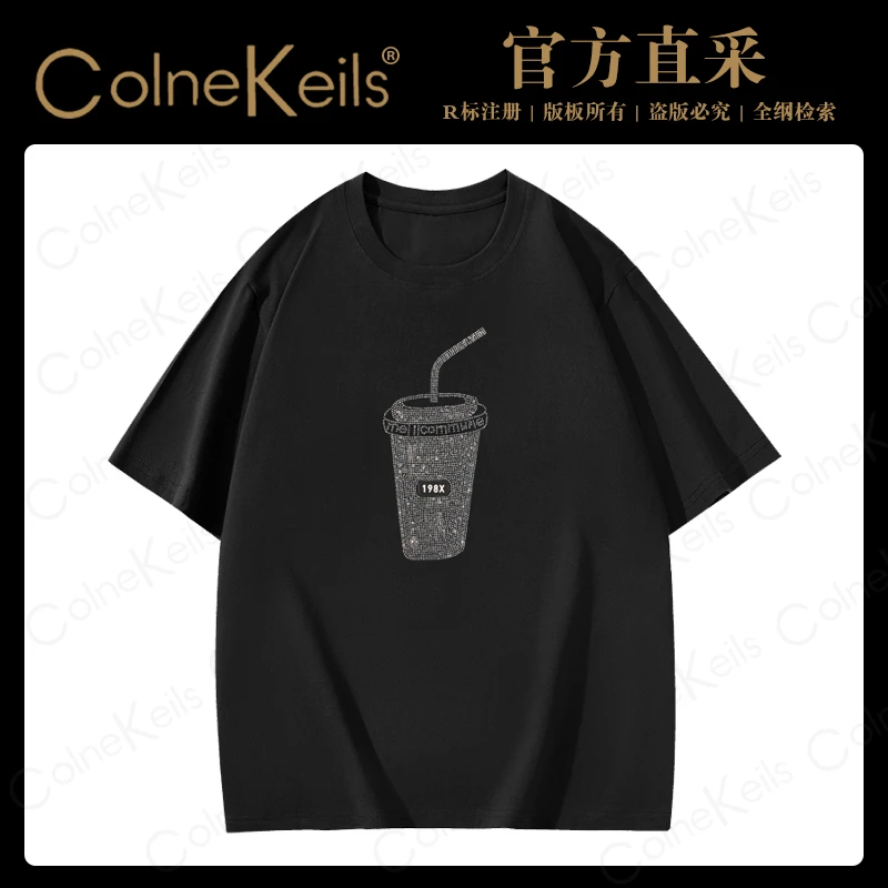 Colne KeilsSW奥钻《可乐》新款情侣T恤夏季休闲百搭短袖T6002