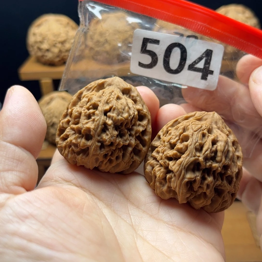 吊坠文玩核桃珉**玩三角将38