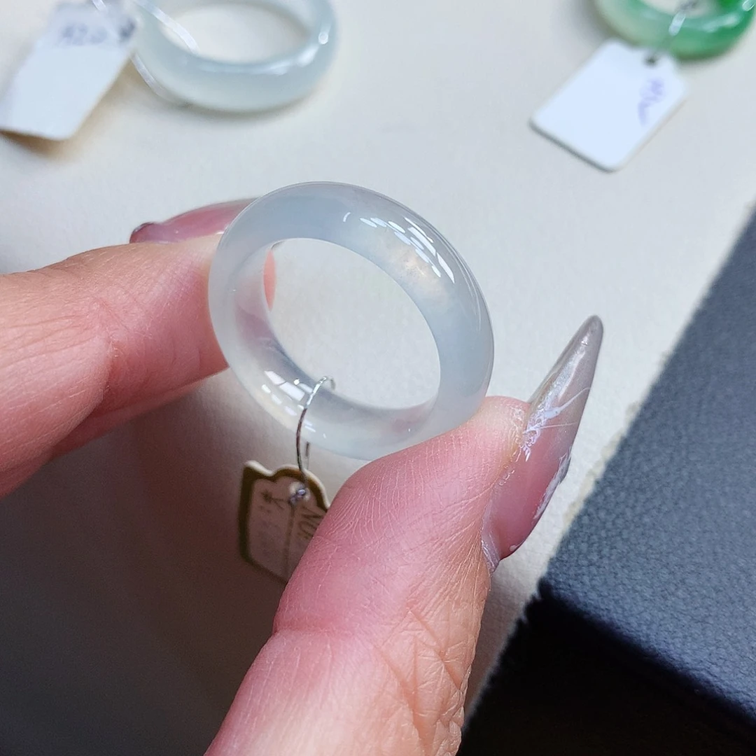 翡翠戒指未镶嵌20-21号