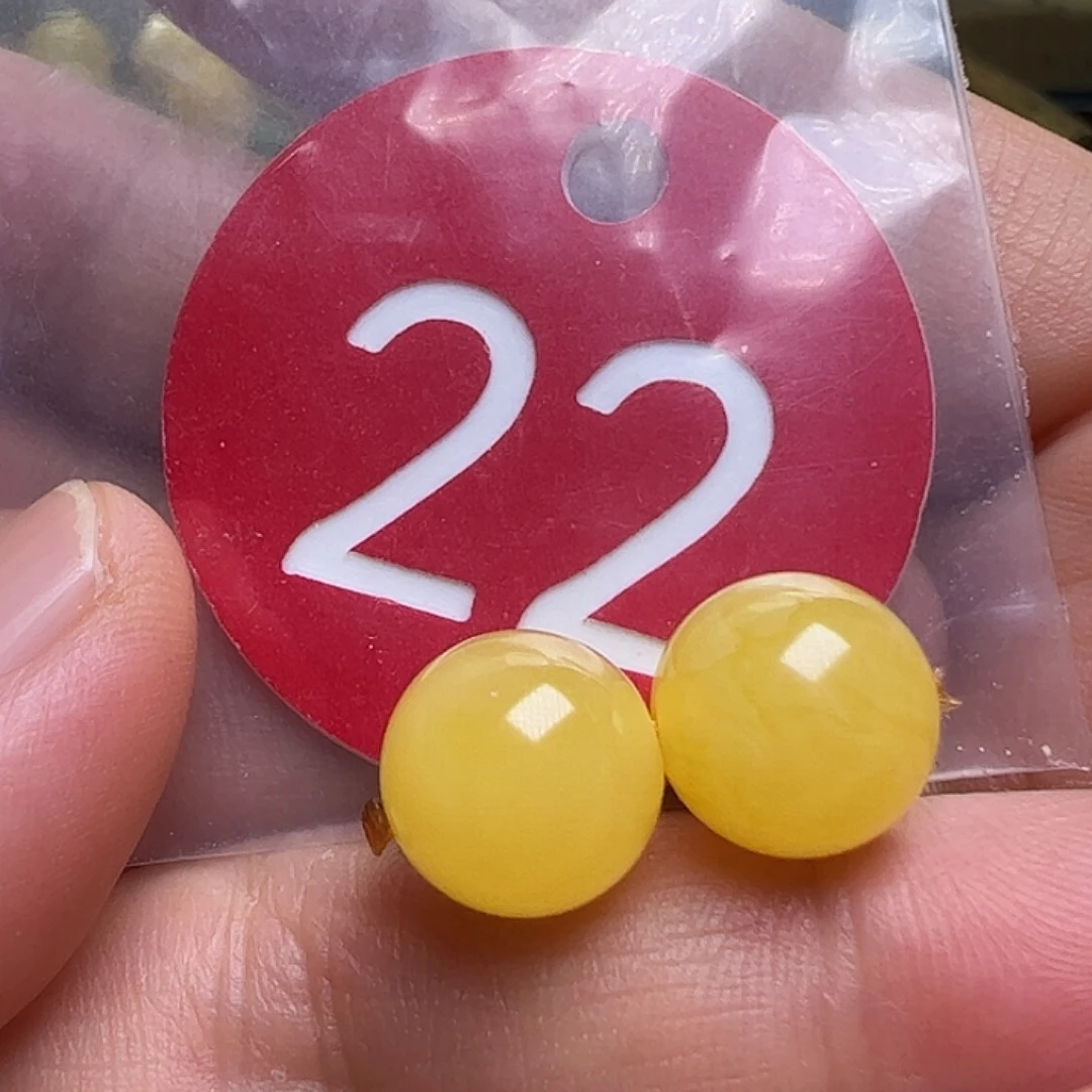 蜜蜡未镶嵌珠宝奇石11m m