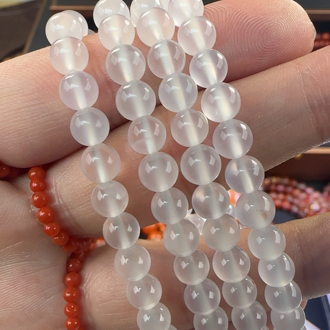 南红玛瑙未镶嵌手链