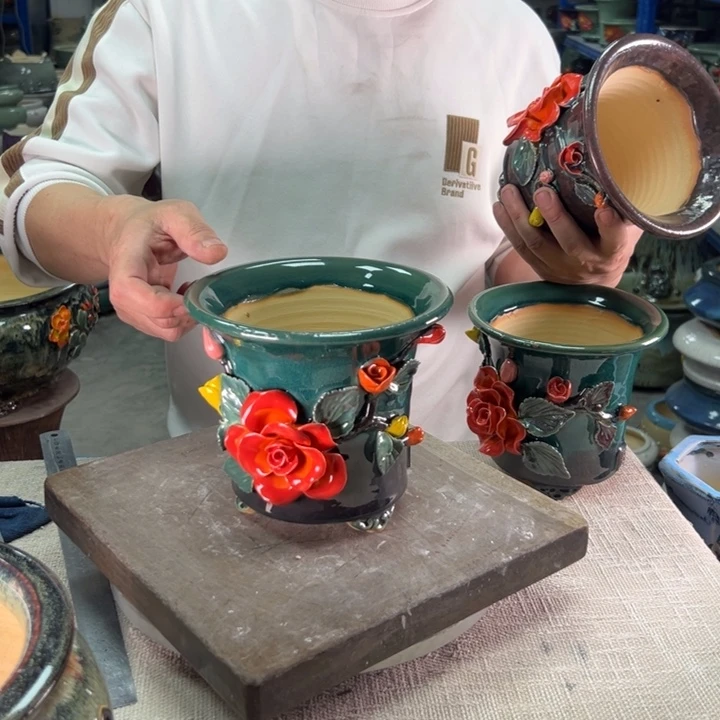 泳坤堂石湾盆陶瓷