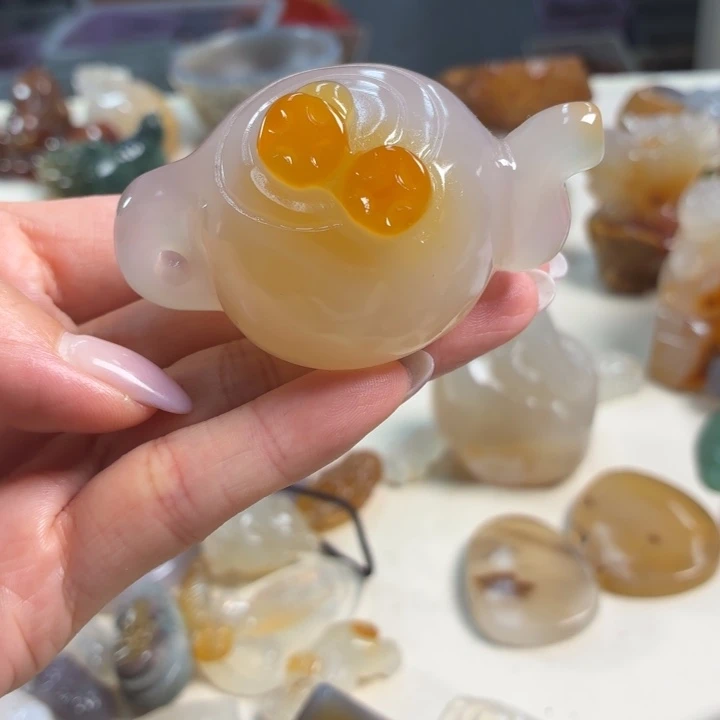 玛瑙/玉髓未镶嵌吊坠(不含链)