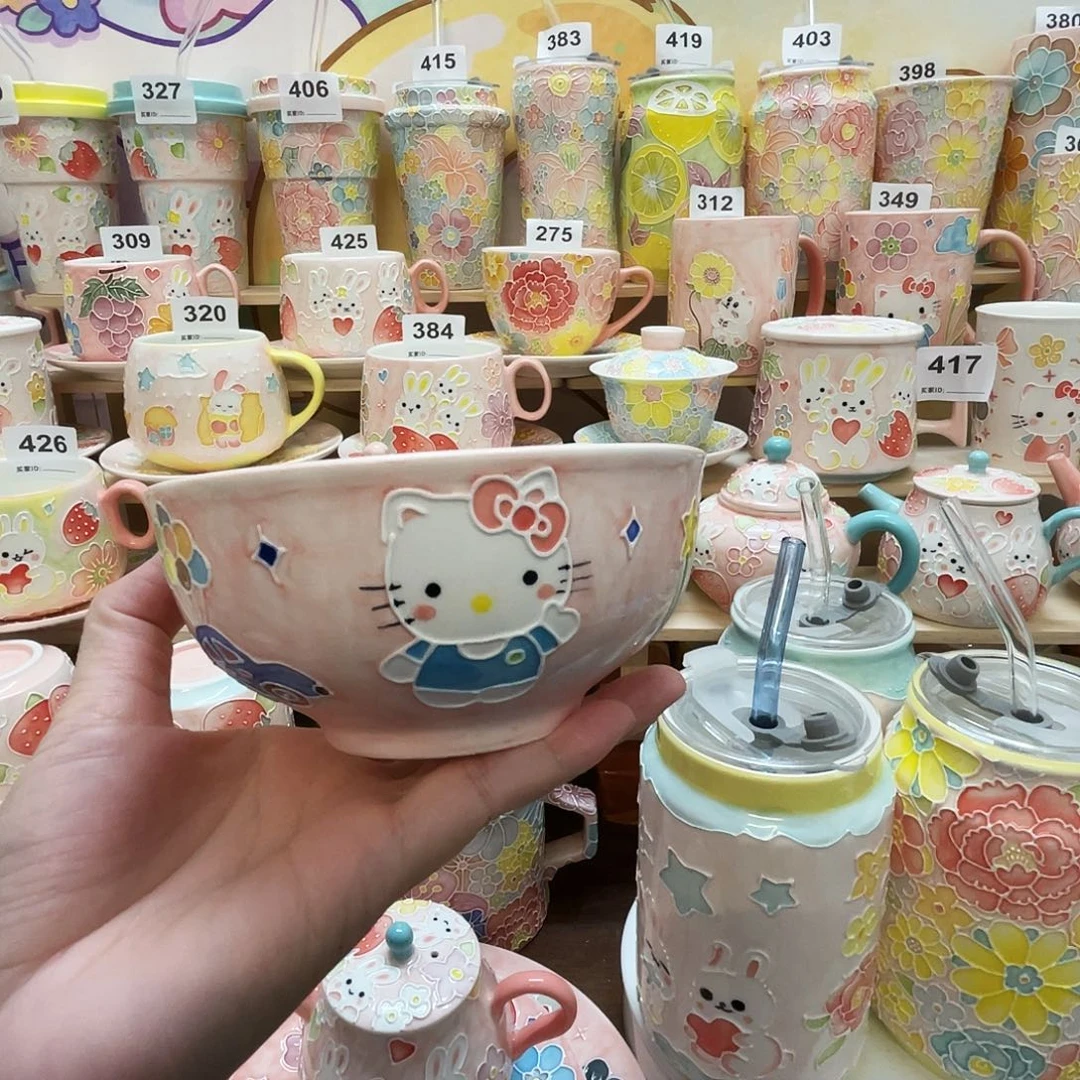 瓷片小黑点5寸碗碗碗碗碗