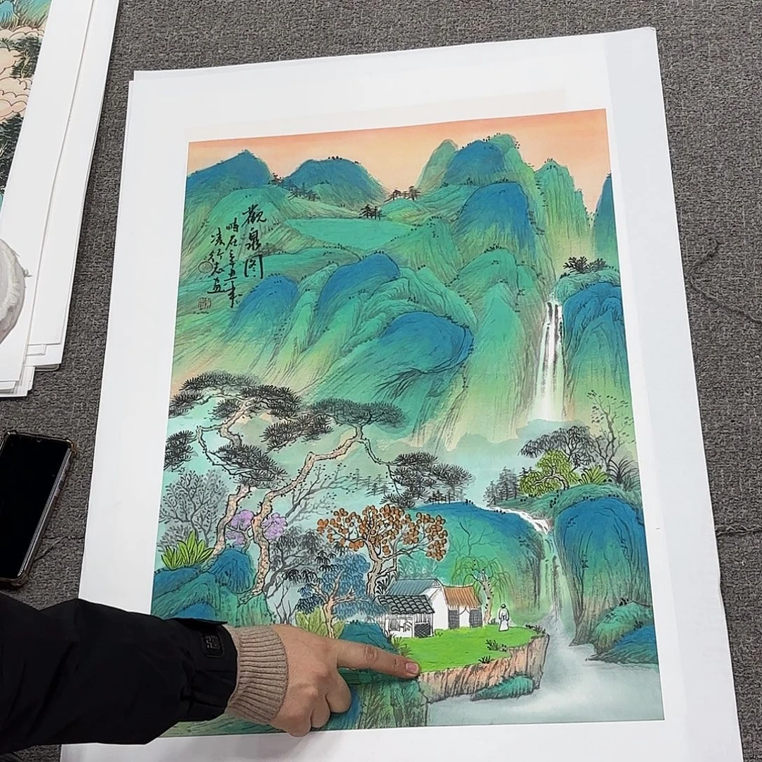 国画国画作品多次在国内外大展