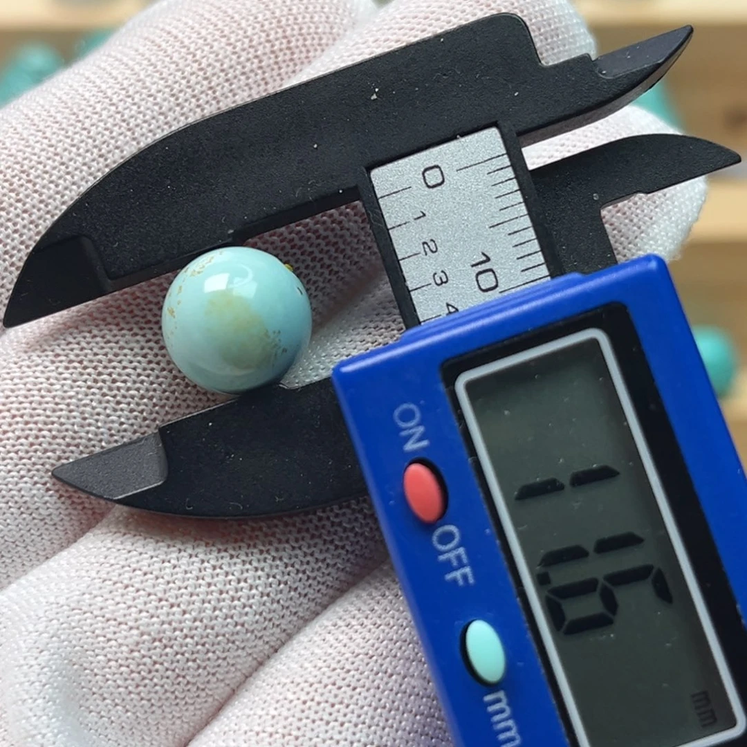 绿松石未镶嵌圆珠