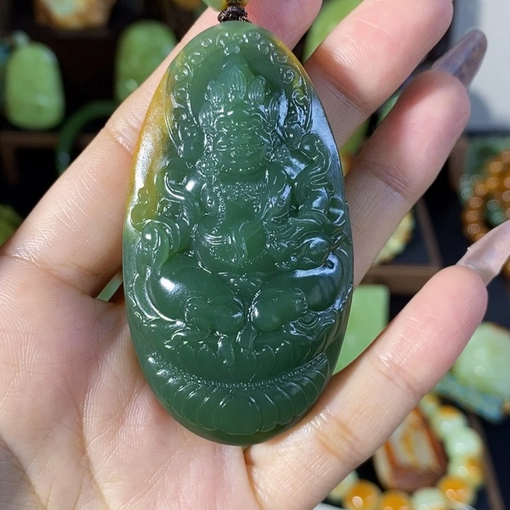 吊坠(不含链)未镶嵌和田玉³***风