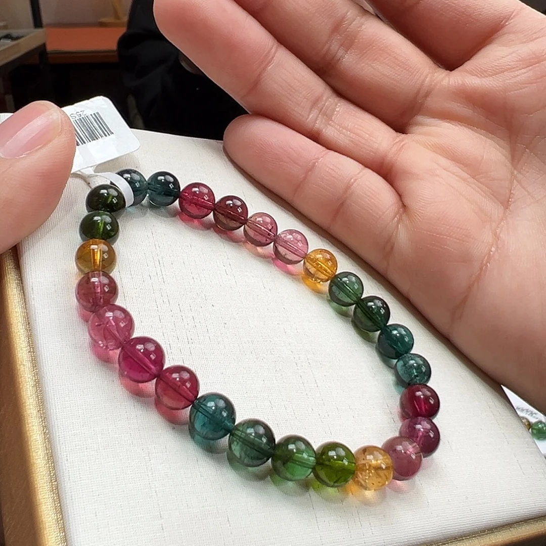 碧玺手串未镶嵌6.8mmmmmm