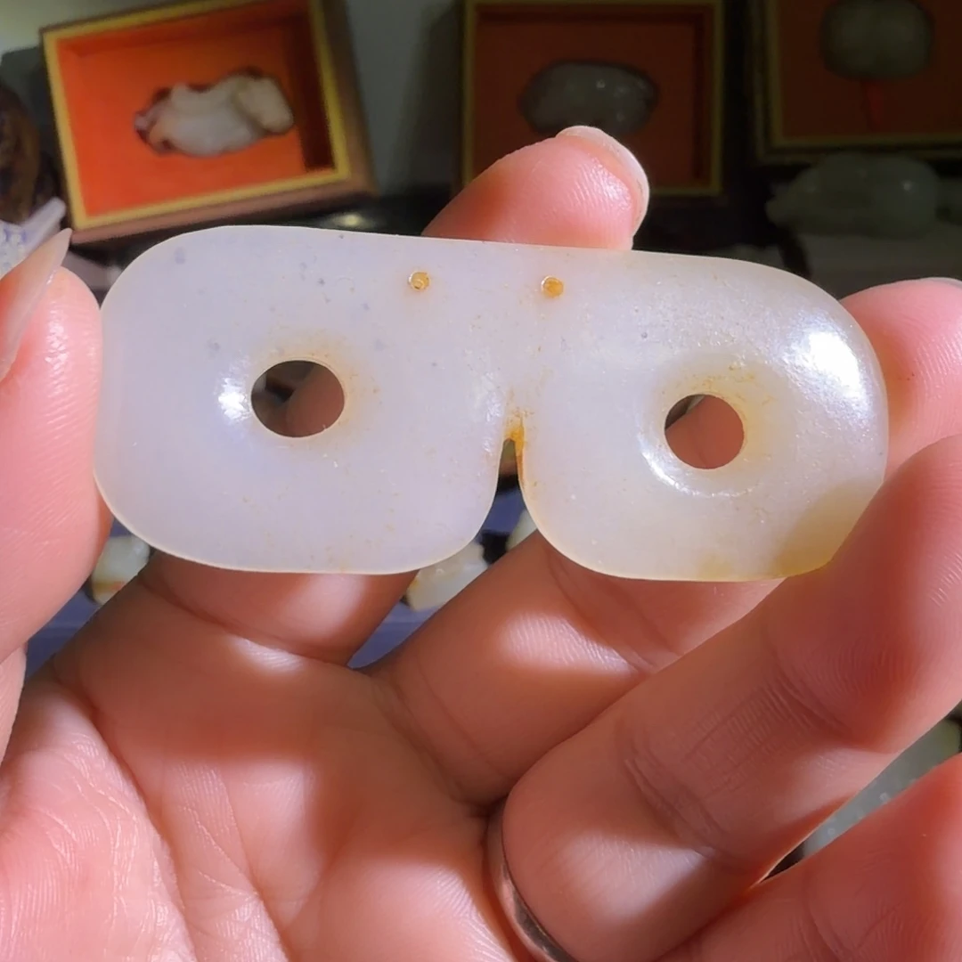 精***州和田玉（糖玉）未镶嵌挂件