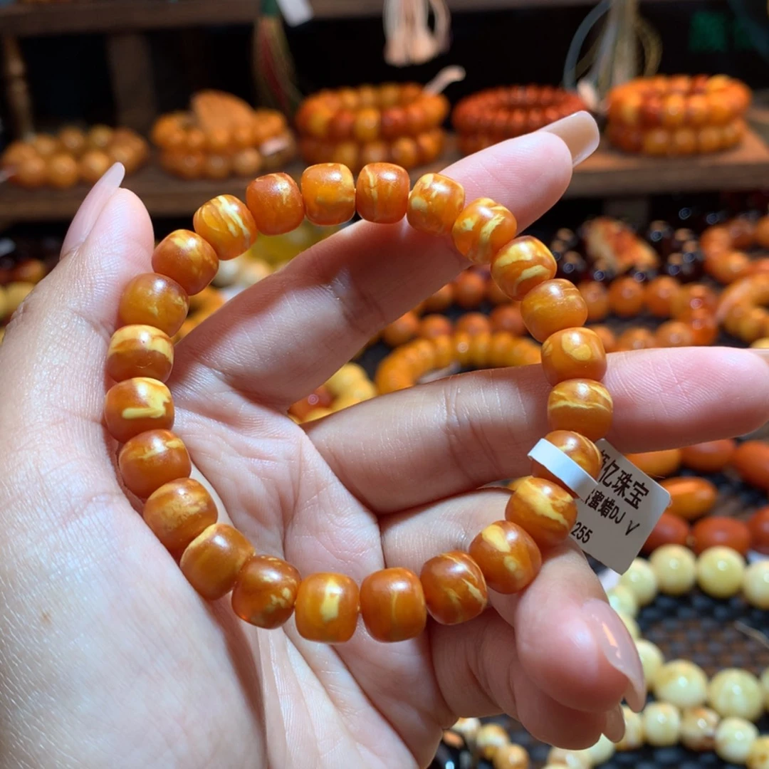 【闪购商品】手串蜜蜡未镶嵌半*蜜蜡手串