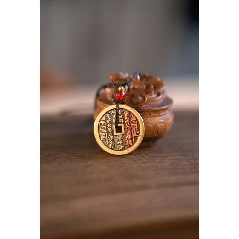（龙虎山）天钧 花钱压胜朱砂平安孤品师傅过手定制款