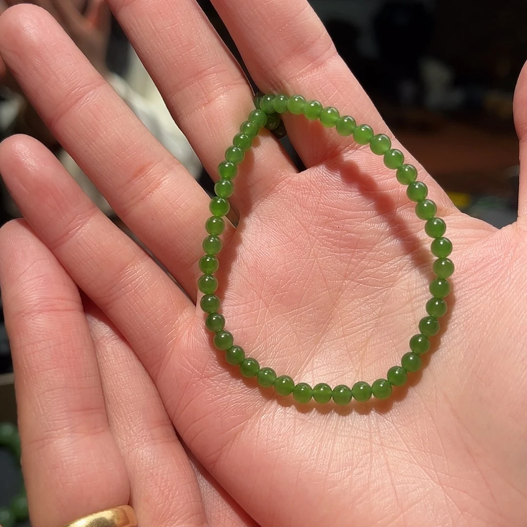 和田玉手链未镶嵌?****逝