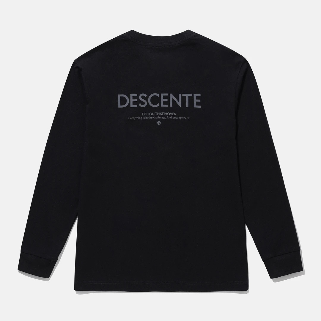 DESCENTE/迪桑特户外运动休闲圆领长袖T恤男女百搭SP123UTL12