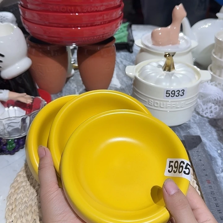 瓷片微瑕陶瓷满15包邮5965