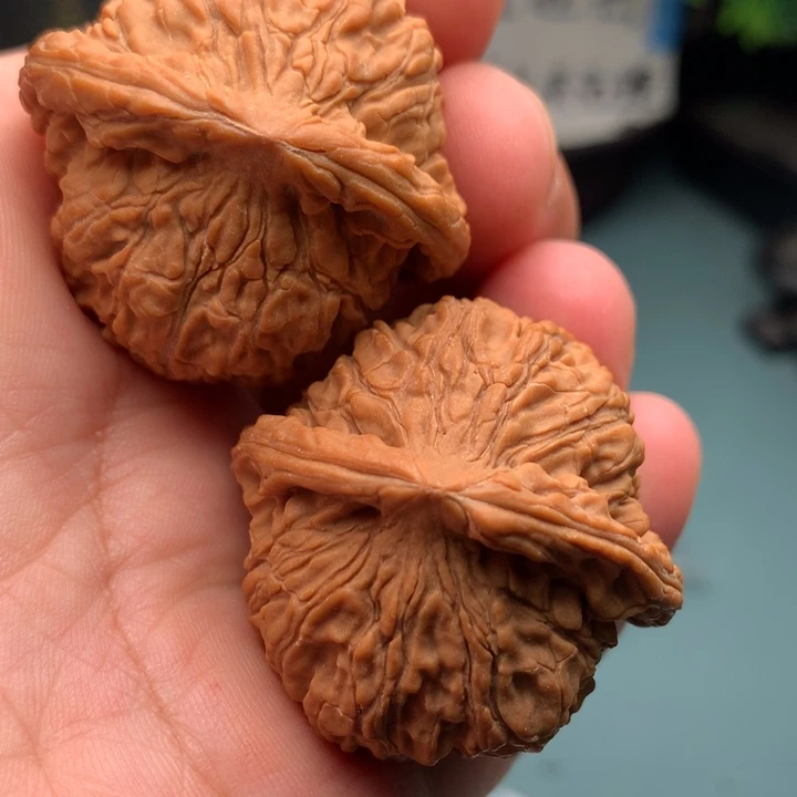 把件文玩核桃天*红狮子73