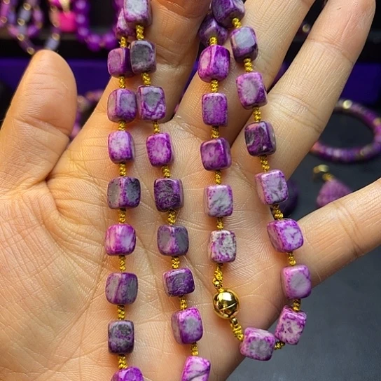 非金属方糖项链泥地樱花