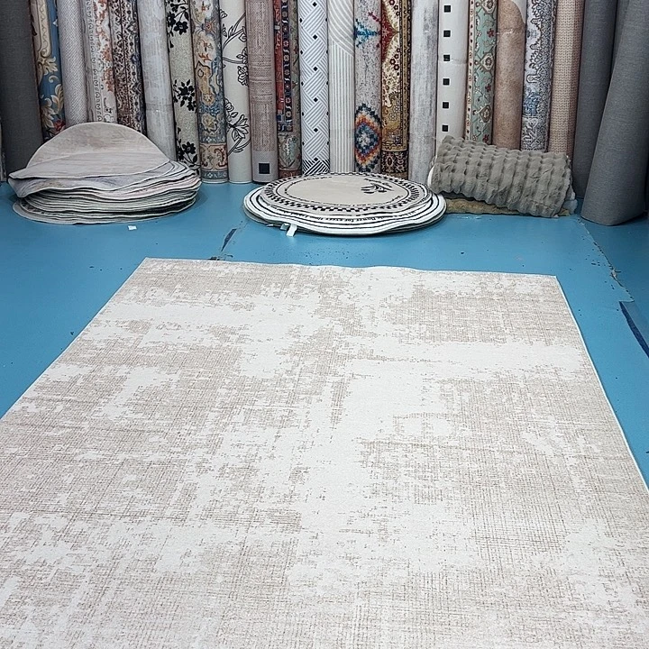 混纺200×300误差±1-3cm精编细砂仿羊绒棉布底微瑕