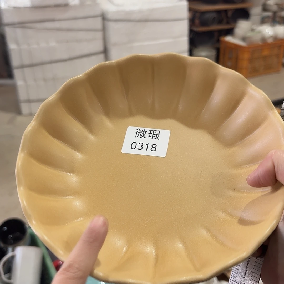 陶瓷0318 微瑕陶瓷餐具1个