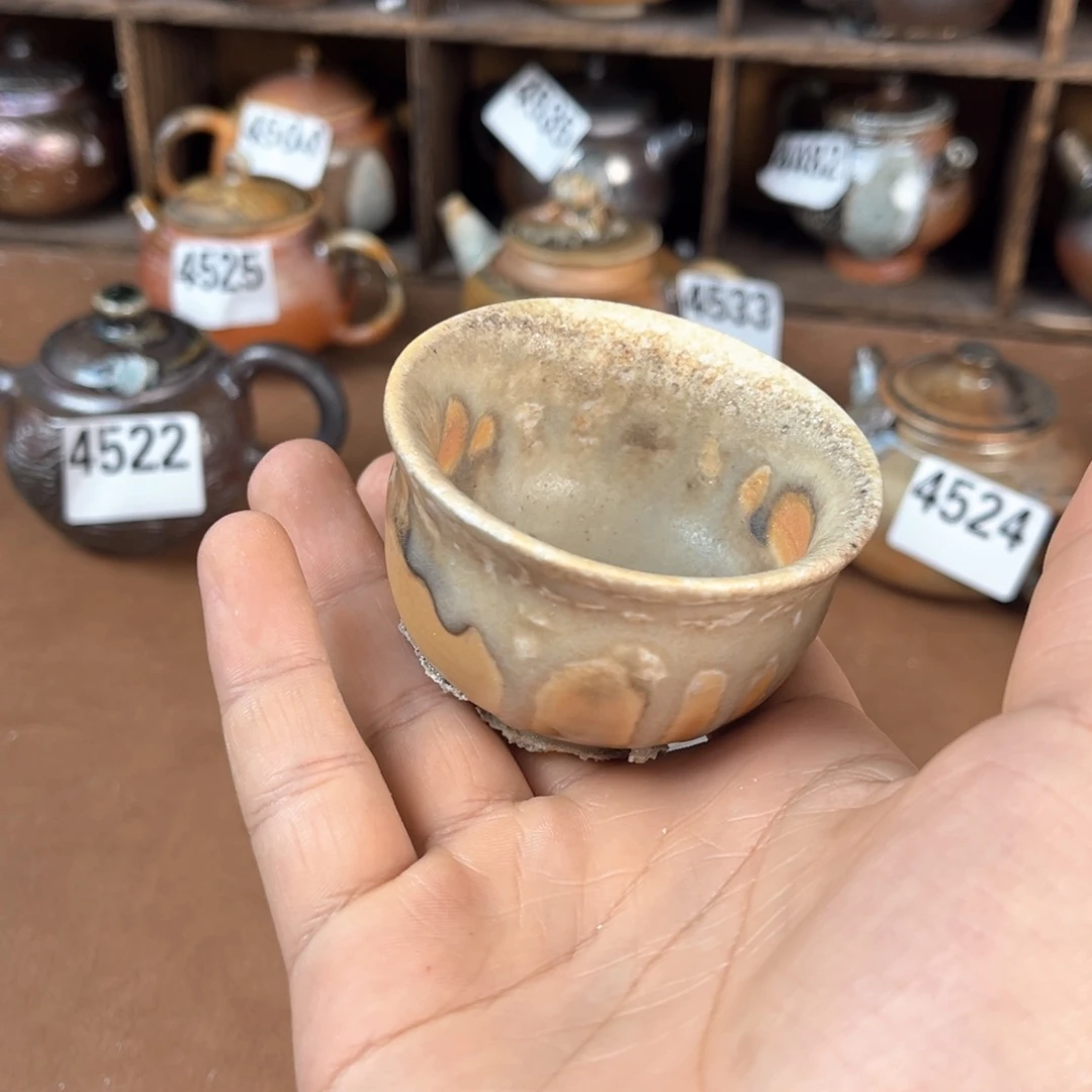 杯柴烧茶器主人杯