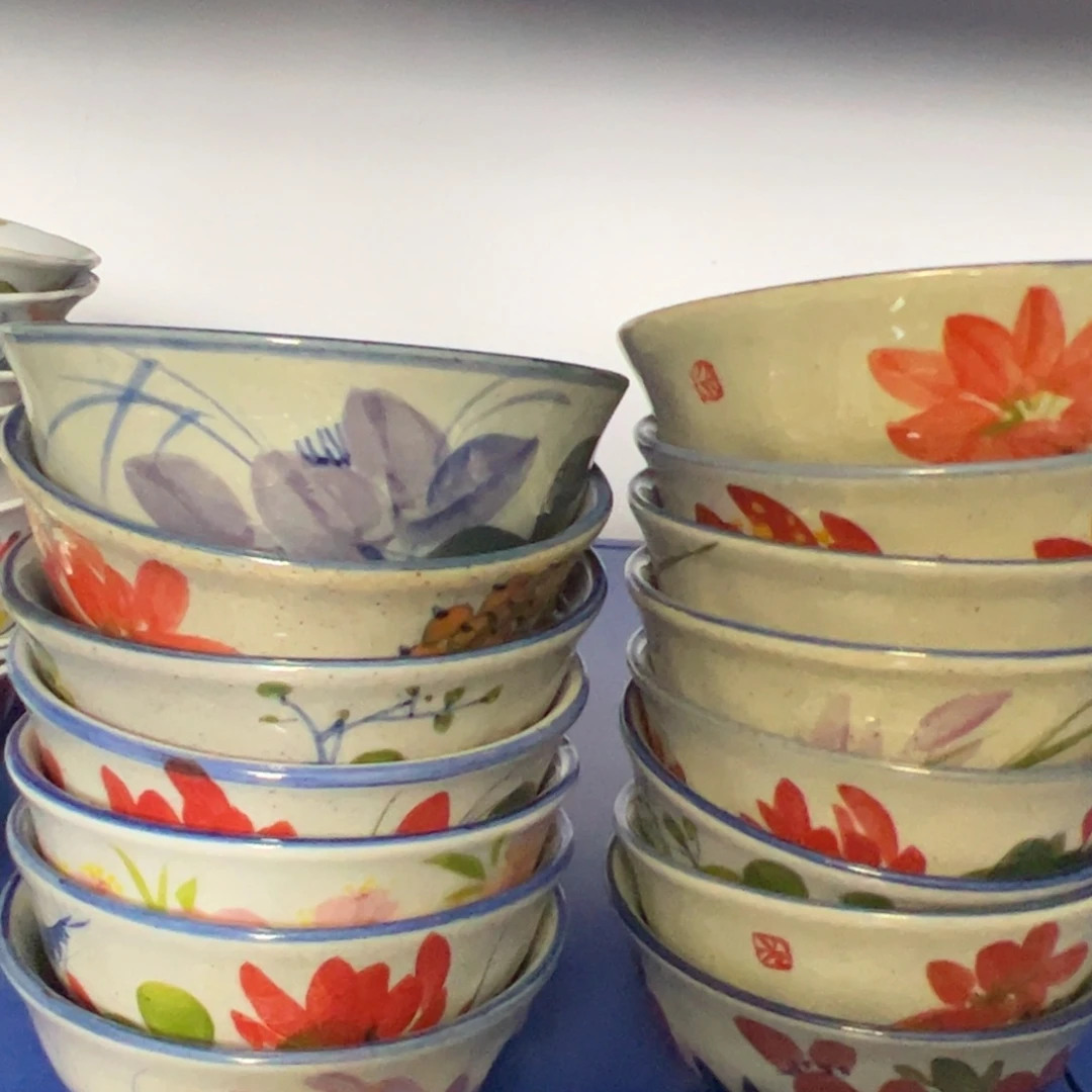 瓷片景德镇陶瓷手工手绘作品画片随机