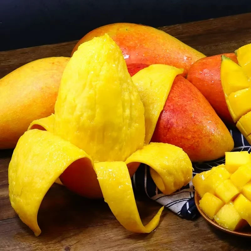 云南贵妃芒果现摘芒果汁水多多应季热带水果特产芒果