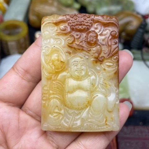 蛇纹石玉未镶嵌颈饰9