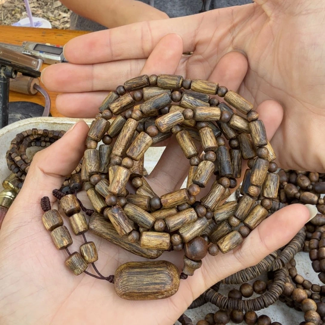 沉香手串多圈千里香桶珠20克多样性发一