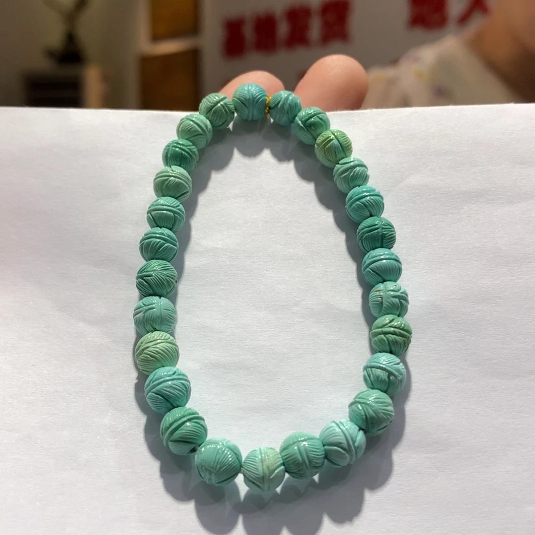 未镶嵌绿松石单圈小****家