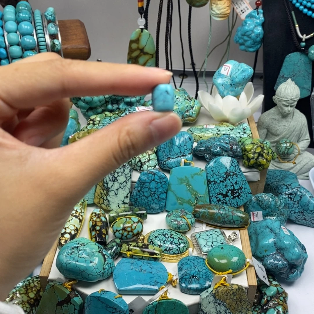 寐***高瓷精品水草纹小桶珠x