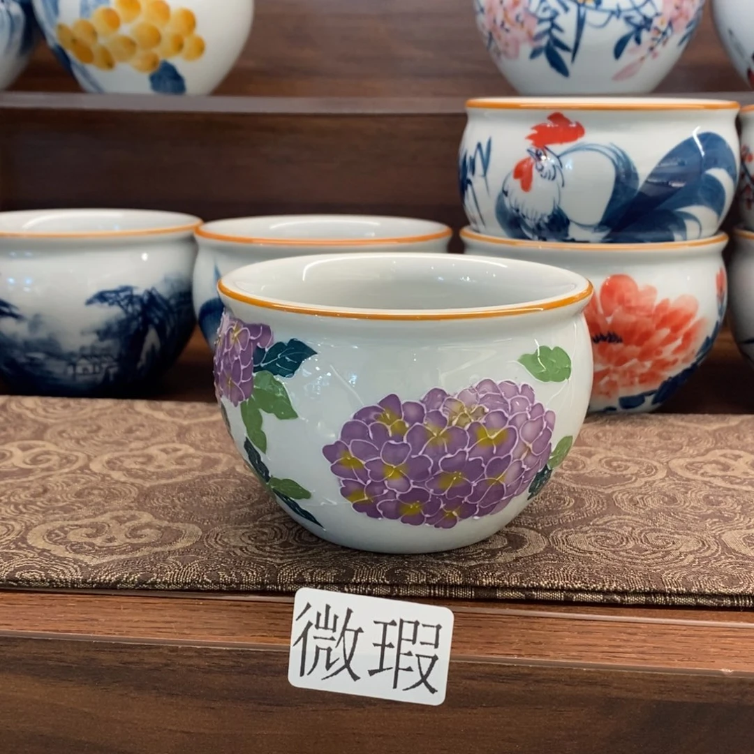 釉下彩手工绘制手工绘制