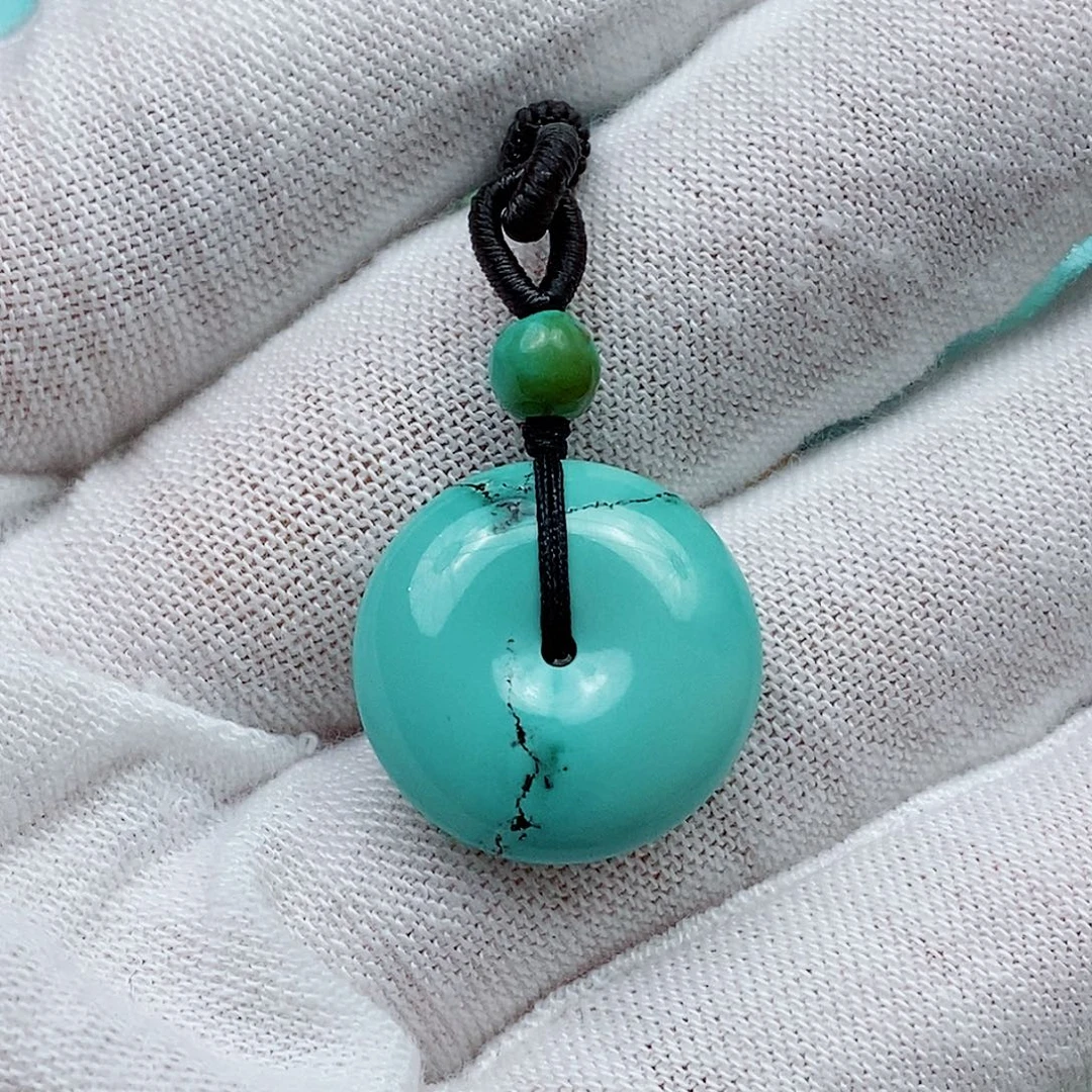 山***夕未镶嵌绿松石配饰