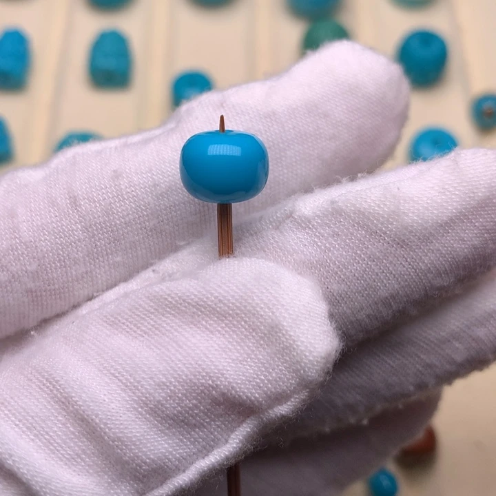 亮***未镶嵌绿松石绿松石老型9.8