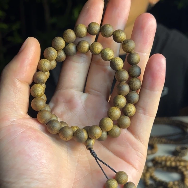 手串沉香0.9双圈。假一赔十  14克