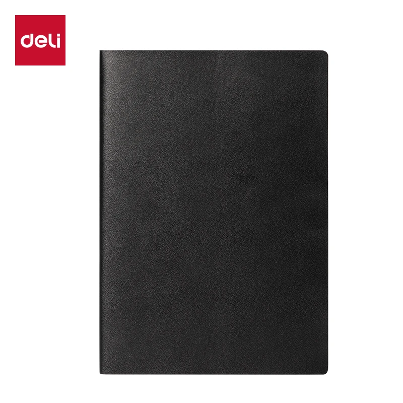 新疆包邮得力笔记本记事本皮面本25K-80张7995