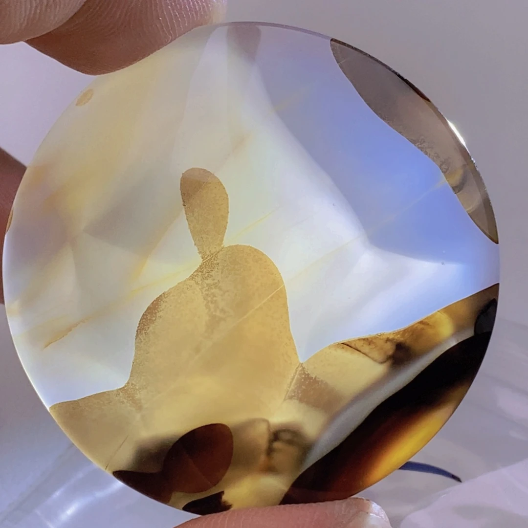 玛瑙/玉髓吊坠(不含链)未镶嵌良*一