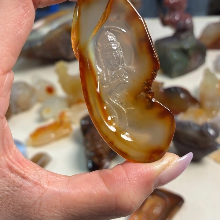 玛瑙/玉髓未镶嵌吊坠(不含链)